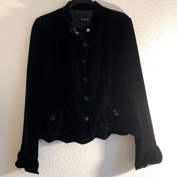 NWT RARE Le Full Suede Italian Blazer/Jacket - Picture 5 of 9